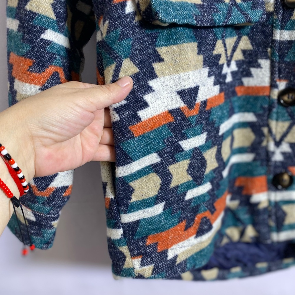 Patterned Multicolor Women's Blazer - image 4